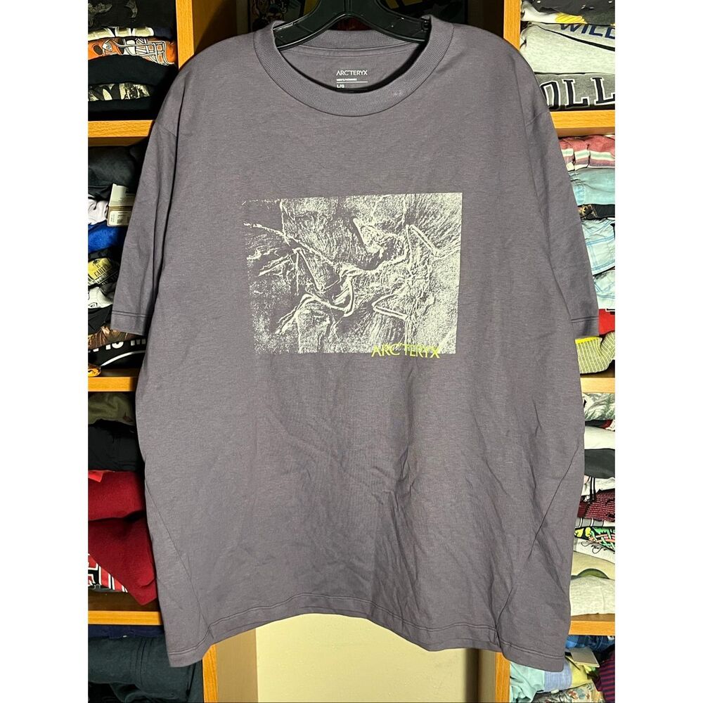 Arc'teryx Kragg Lithographica Crewneck T Shirt Large